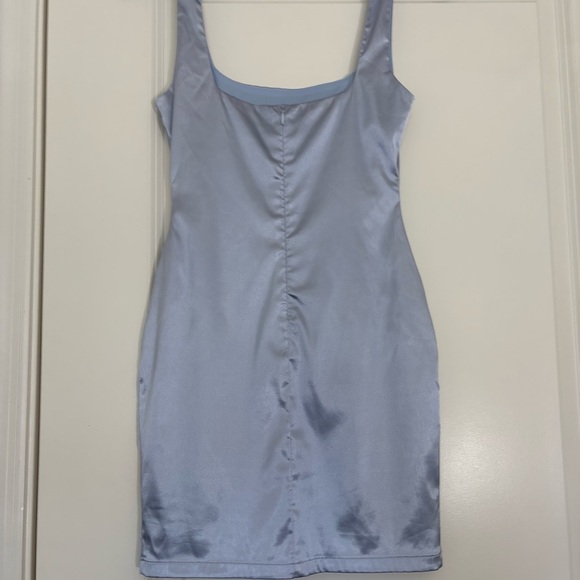 Fashion Nova Lilac Mini Silk Dress - Picture 5 of 8